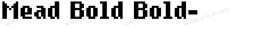 Mead Bold Bold字体转换
